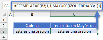 Poner en Mayúscula la Primera Letra de la Cadena