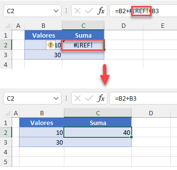 Qué Significa el Error REF en Excel y Google Sheets