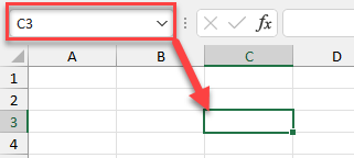 Saltar a Celda con Cuadro Nombre en Excel