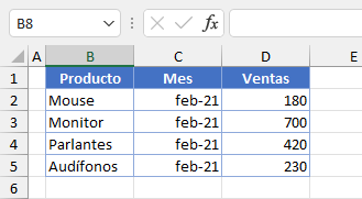 Solo Celdas Visibles Pegadas