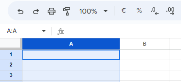 Spaltenbreite geaendert Google Sheets