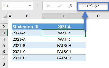 XVERWEIS mit logischen Kriterien