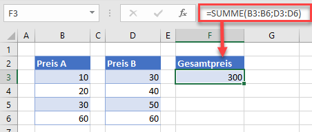 bedeutung semikolon in formeln