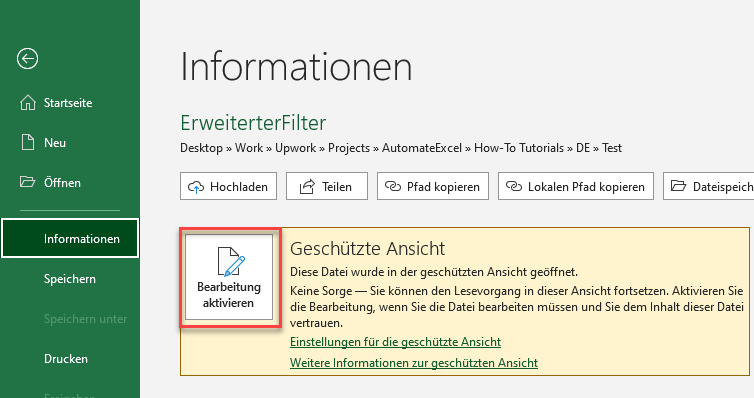 datei informationen geschuetzte ansicht aktiviert