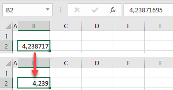 dezimalstellen in Excel begrenzen