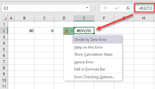 error in formulas intro