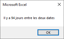 exemple affichage boite message datediff deux dates