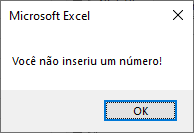 nao inseriu numero