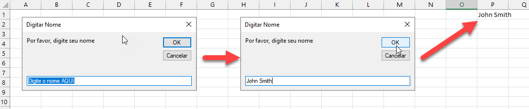 processo digitar nome
