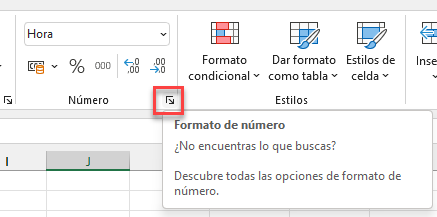 Acceder al Menú Formato de Celdas