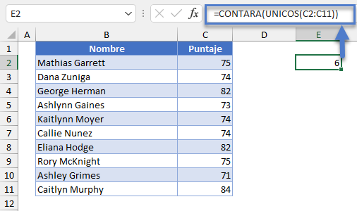 CONTARA UNICOS