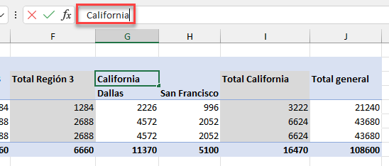 Cambiar Nombre de Grupo en Columnas