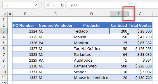 Columnas Ocultas