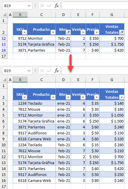 Cómo Borrar Todos los Filtros en Excel