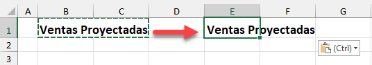 Cómo Copiar y Pegar Celdas Combinadas en Excel