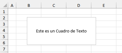 Cómo Insertar un Cuadro de Texto en Excel