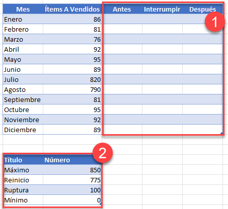 Crear Eje en Gráfico