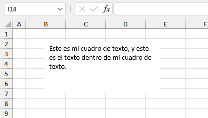 Cuadro de Texto sin Contorno