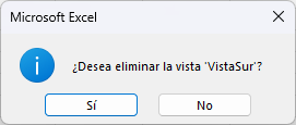 Eliminar Vista Personalizada