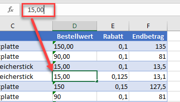 Email Felder Dezimalstellen zu Zahlen hinzufuegen