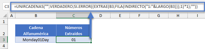 Encontrar y Extraer Números de Cadena