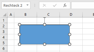 Form in Excel zeichnen