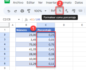 Agregar Estilo de Porcentaje a un Número en Excel y Google Sheets ...