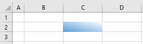 Fülleffekte in Excel Zelle hinzugefuegt