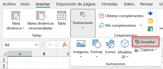 Insertar SmartArt