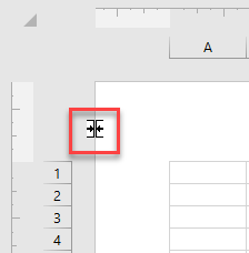 Leerflaeche in Excel ausblenden