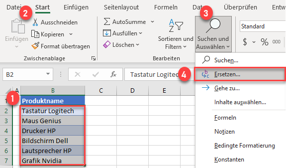 Leezeichen durch Unterstrich ersetzen detailliert