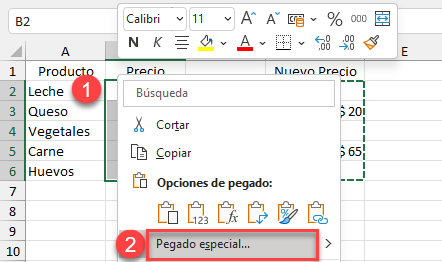 Pegado Especial