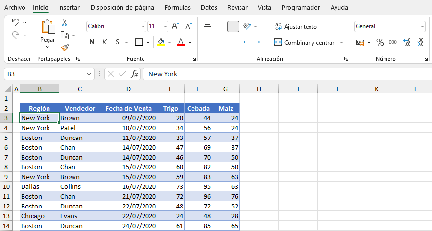 Rango Normal de Datos