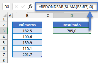 Redondear una Suma