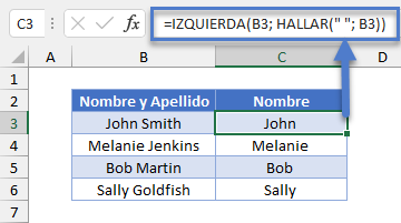 Separar Nombre