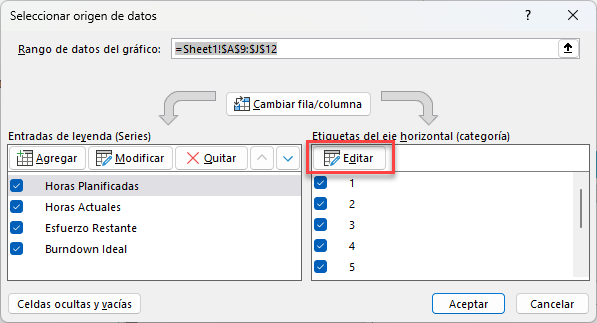 Ventana Seleccionar Origen de Datos