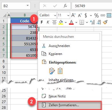 Zahlen ohne fuehrenden Nullen formatieren