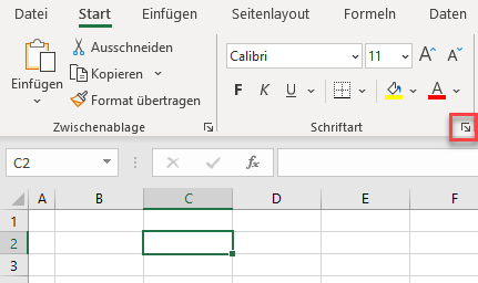Zelle in Excel formatieren