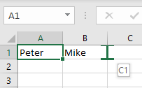 Zellen in Excel bewegen