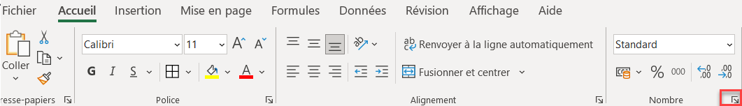 vba boite deroulante format nombre