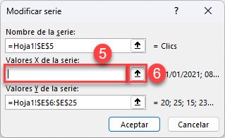 Borrar Valores Serie X