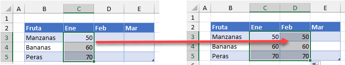 Cómo Copiar y Pegar Varias Celdas en Excel
