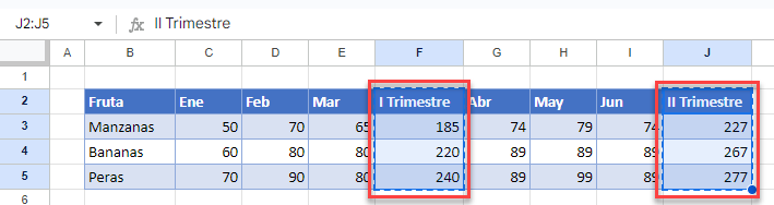 Copiar y Pegar Celdas No Adyacentes en Google Sheets