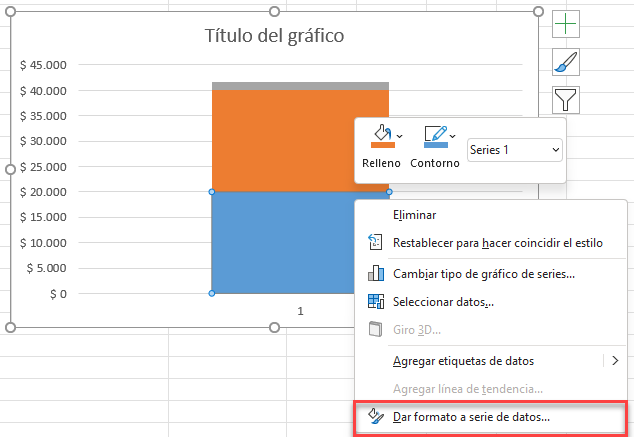 Dar Formato a Serie de Datos