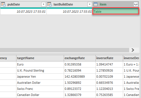 Daten in Excel aus XML Datei laden