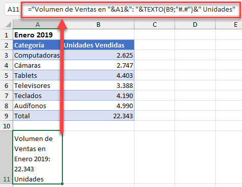 Datos para Título Dinámico en Excel