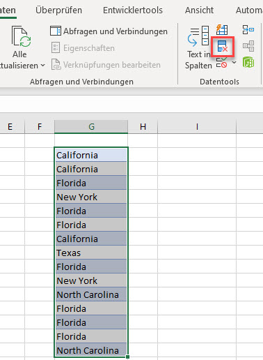 Duplikate in Excel entfernen