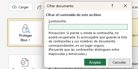 Eliminar una Contraseña de un Archivo en Excel