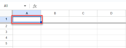 Encabezado en Google Sheets