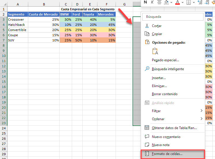 Establecer Formato Numérico Personalizado